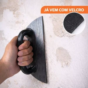 Lixadeira de Parede Manual 3 em 1 Meia Lua